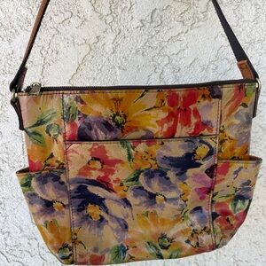 Patricia Nash Floral Crossbody Bag - Multicolor